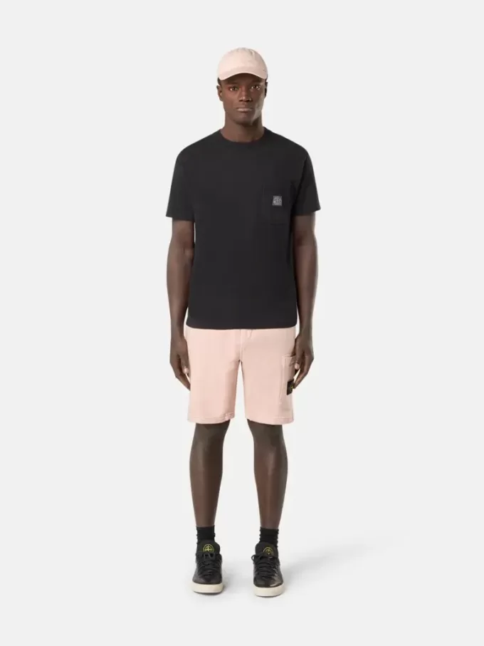 T-shirt slim fit a maniche corte con patch Compass T-shirt slim fit a maniche corte con patch Compass