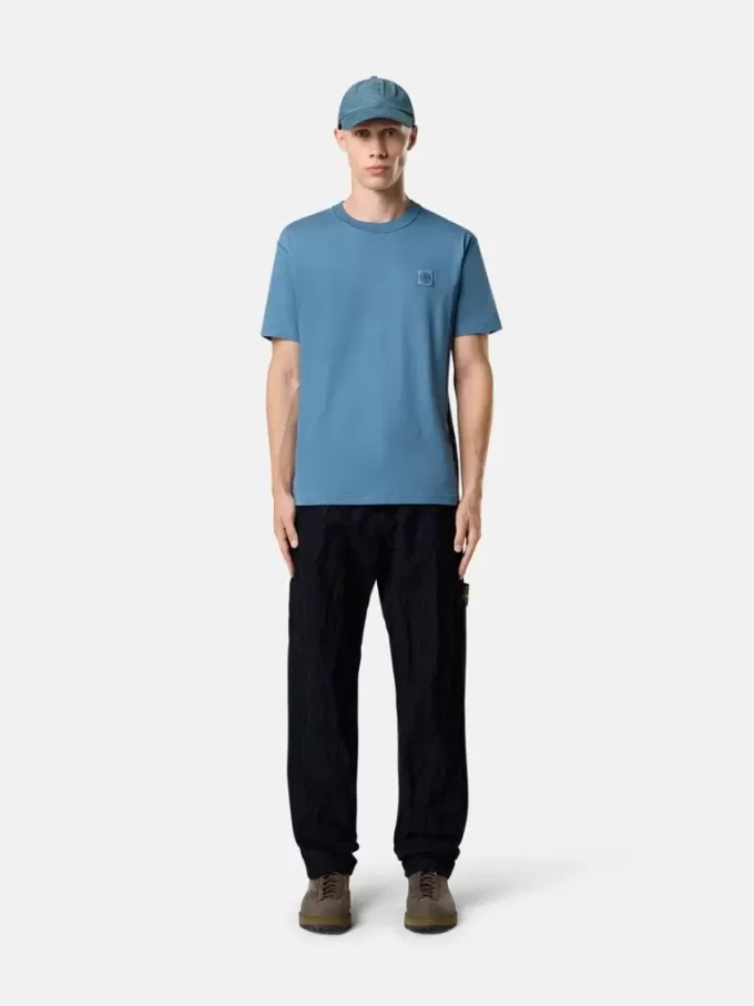 T-shirt slim fit a maniche corte con patch Compass T-shirt slim fit a maniche corte con patch Compass