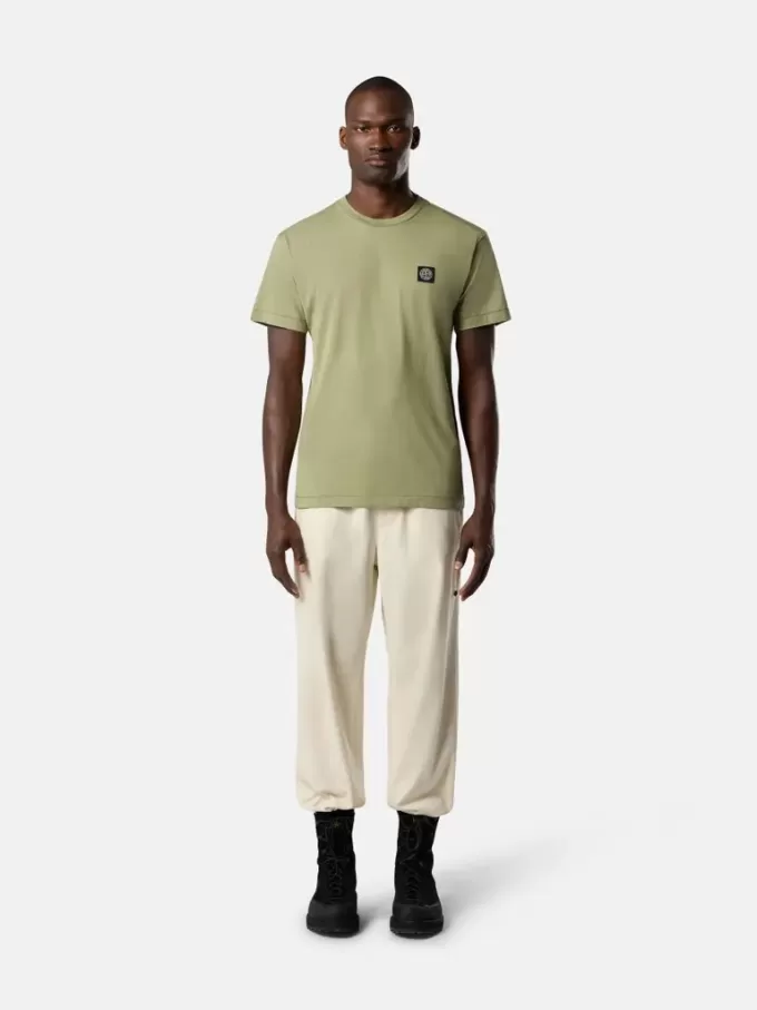 T-shirt slim fit a maniche corte con patch Compass T-shirt slim fit a maniche corte con patch Compass