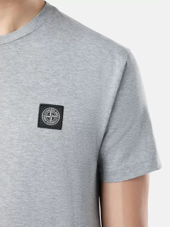 T-shirt slim fit a maniche corte con patch Compass T-shirt slim fit a maniche corte con patch Compass