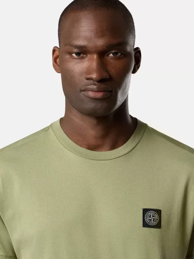 T-shirt slim fit a maniche corte con patch Compass T-shirt slim fit a maniche corte con patch Compass