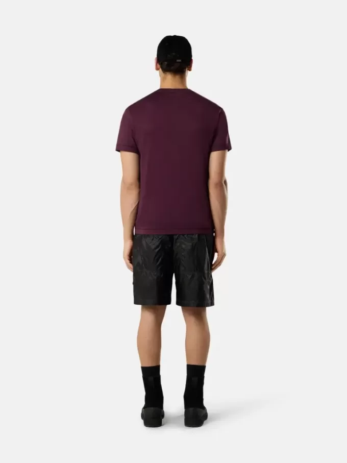 T-shirt slim fit a maniche corte con patch Compass T-shirt slim fit a maniche corte con patch Compass