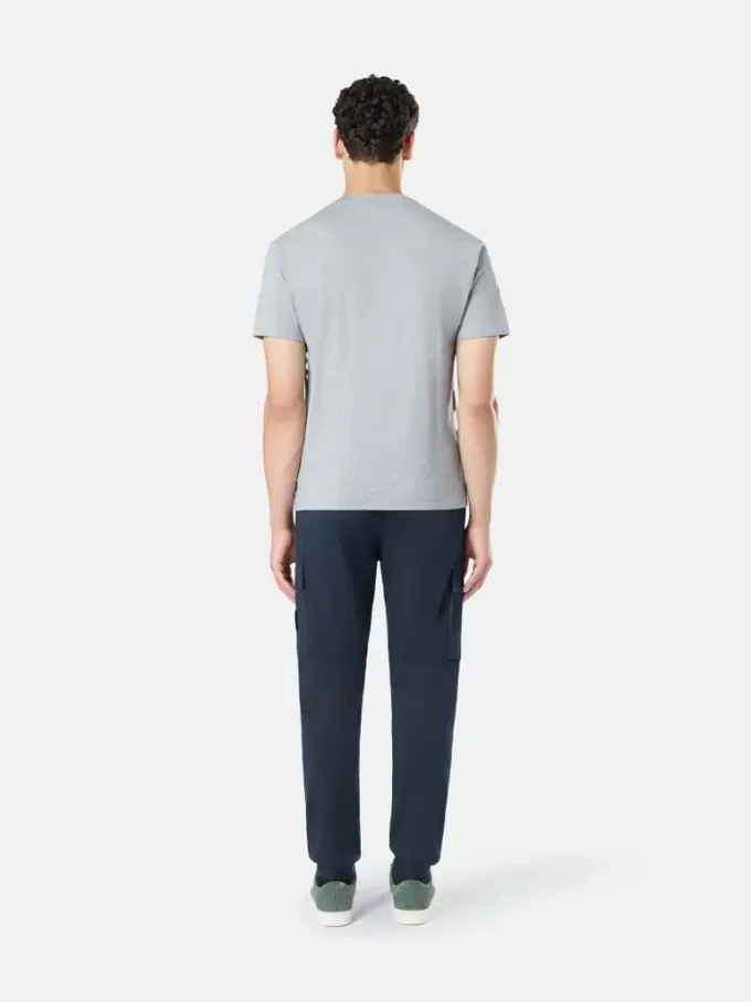 T-shirt slim fit a maniche corte con patch Compass T-shirt slim fit a maniche corte con patch Compass