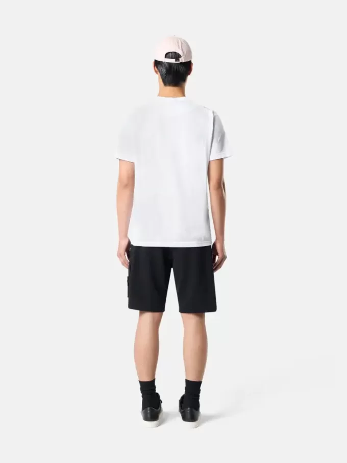 T-shirt slim fit a maniche corte con patch Compass