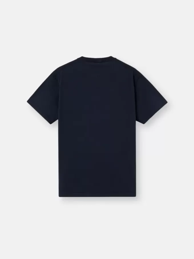 T-shirt slim fit a maniche corte con patch Compass T-shirt slim fit a maniche corte con patch Compass