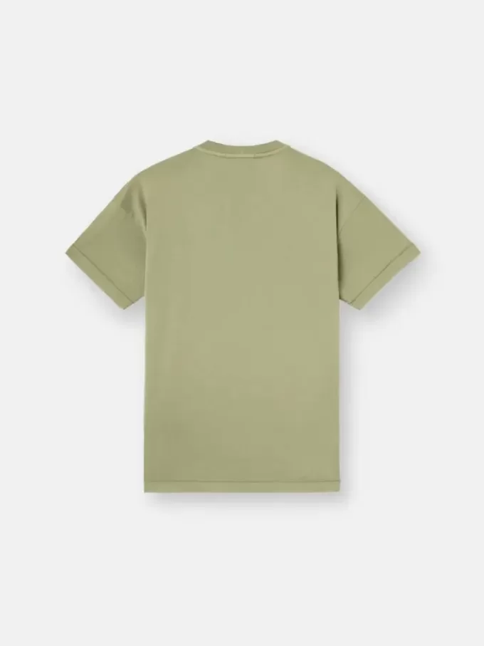 T-shirt slim fit a maniche corte con patch Compass T-shirt slim fit a maniche corte con patch Compass