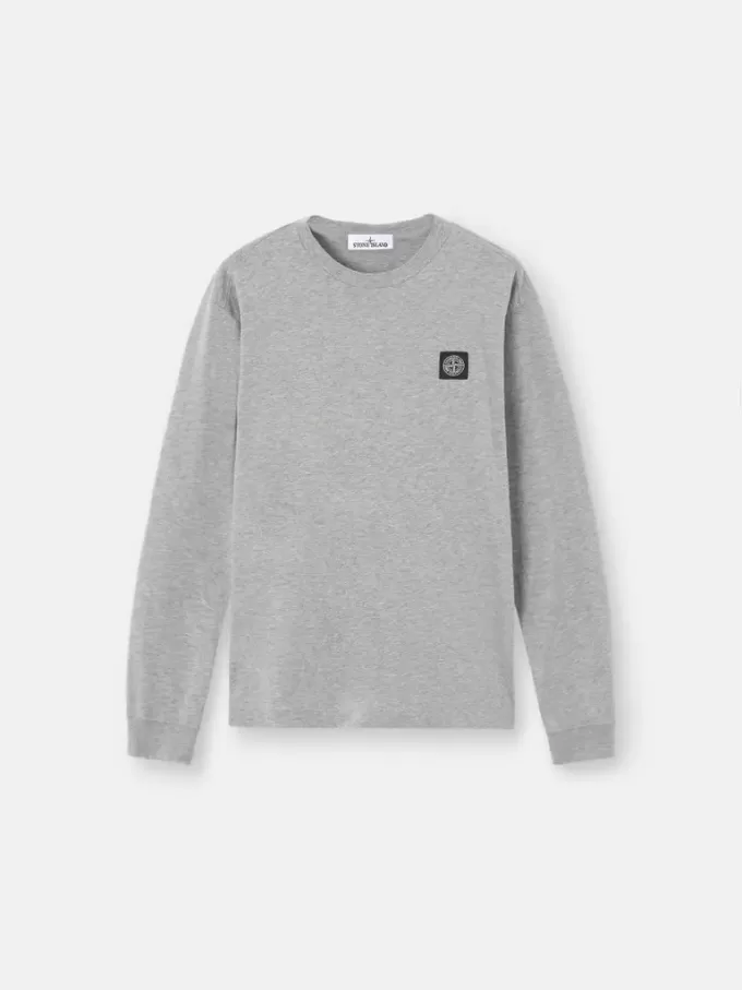 T-shirt slim fit a maniche lunghe