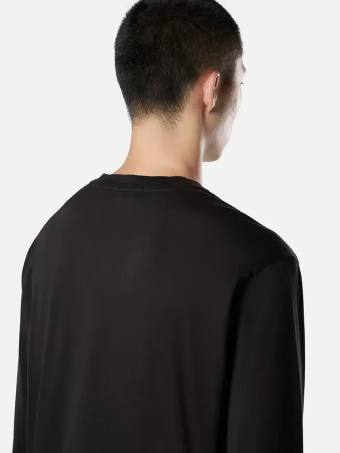 T-shirt slim fit a maniche lunghe