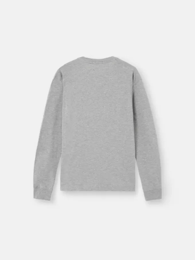 T-shirt slim fit a maniche lunghe