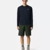 T-shirt slim fit a maniche lunghe con patch Compass T-shirt slim fit a maniche lunghe con patch Compass
