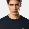 T-shirt slim fit a maniche lunghe con patch Compass T-shirt slim fit a maniche lunghe con patch Compass